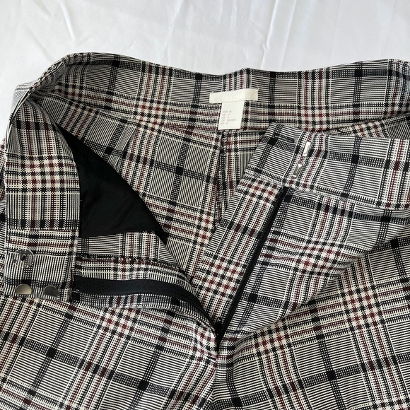 H&M | Wide Leg Plaid Trousers - Picture 11 of 16
